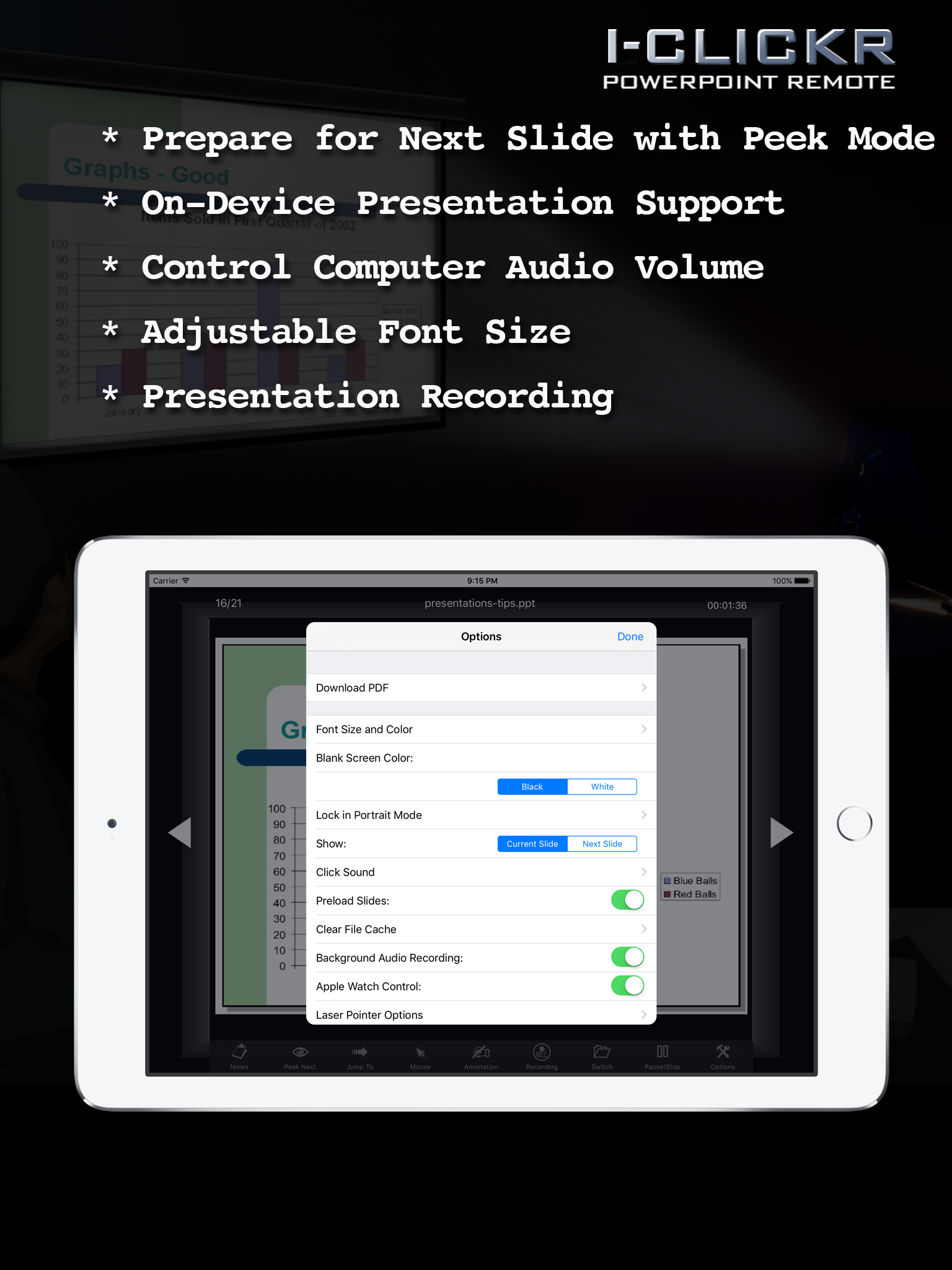 i-Clickr Remote for PowerPoint Lite screenshot 7