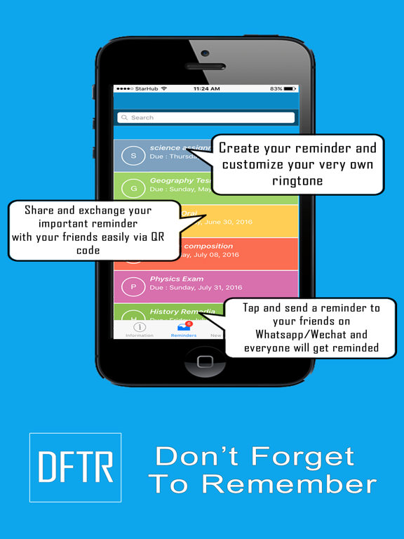 Screenshot #3 for Don't Forget To Remember - DFTR Reminder