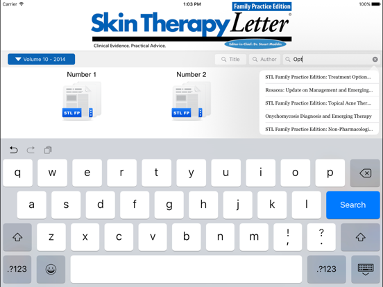 Screenshot #6 pour Skin Therapy Letter - Family Practice Edition