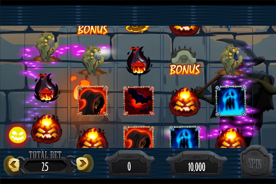 Slot Machine Halloween Casino screenshot 2