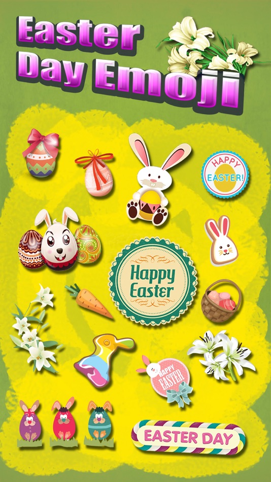 Happy Easter Emoji.s - Holiday Emoticon Sticker for Message & Greeting - 1.0 - (iOS)