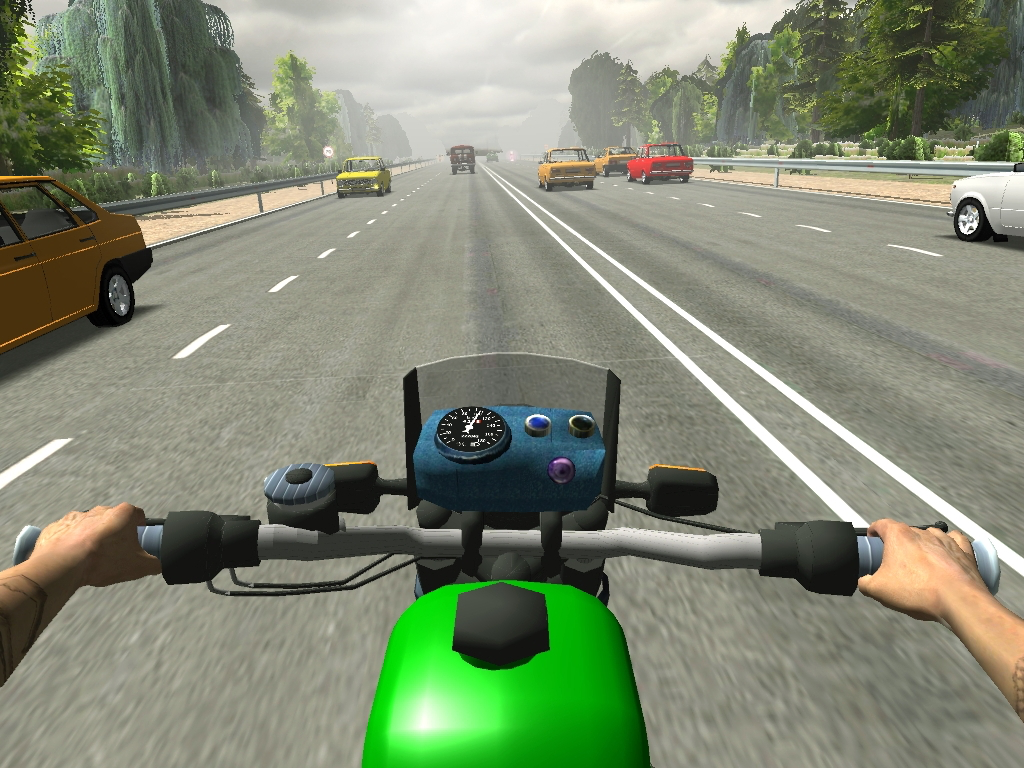 Russian Moto Traffic Rider 3D screenshot 9