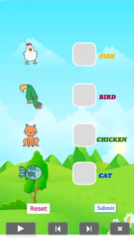 Game screenshot English Animals Match - A drag and drop kid game for learning english easily apk