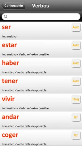 Game screenshot Conjugation : Spanish verbs apk