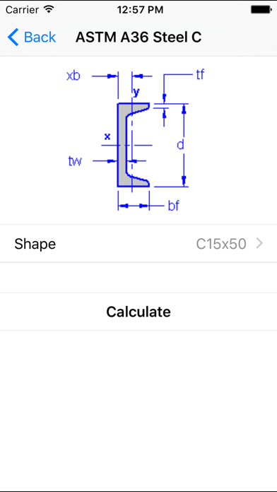 Screenshot #1 pour Formes Structurelles - Ingénieurs Civils