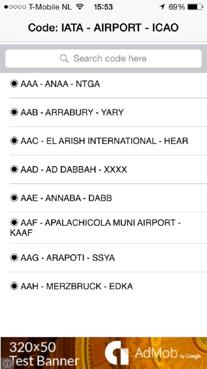 Airport Codes pro