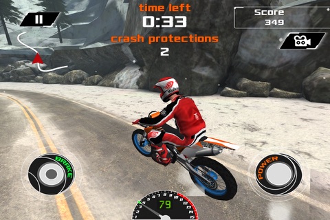 3D Motocross Snow Racing X - eXtreme Off-road Winter Bike Trials Racing Game PRO screenshot 2