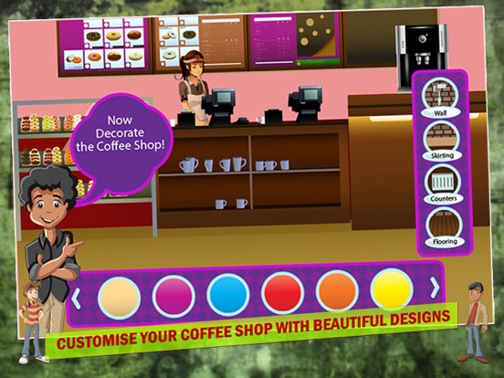 Make It Kids Winter Job - Build, design and decorate a coffee shop business and sell snacks as little entrepreneurs iPad screenshot