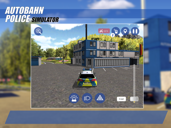 Autobahn Police Simulator iPad app afbeelding 1