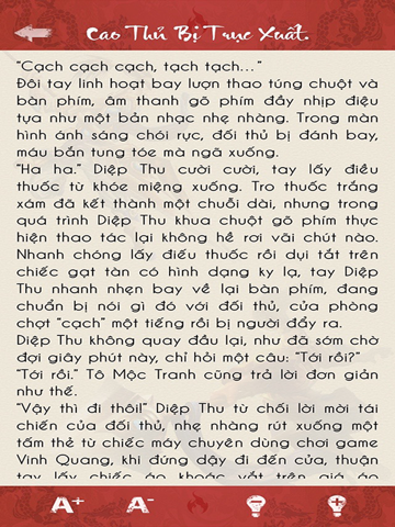 Kiếm Hiệp. iPad screenshot 4 - Book app