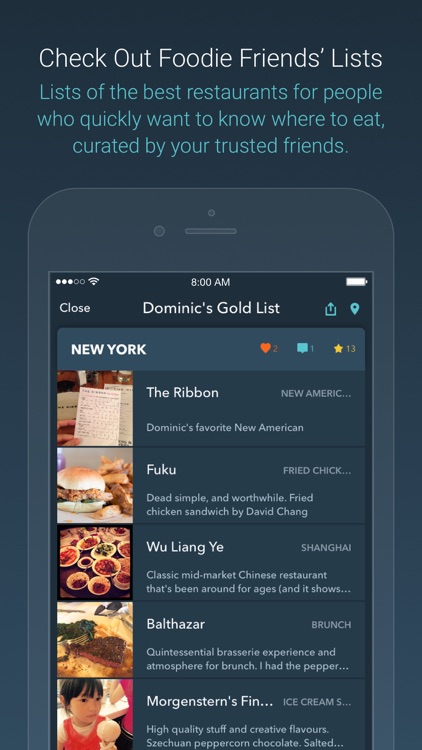 Bestaurant – find friends’ favorite food