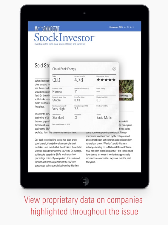 Morningstar StockInvestor