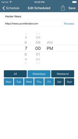 Schedule the Web(圖2)-速報App