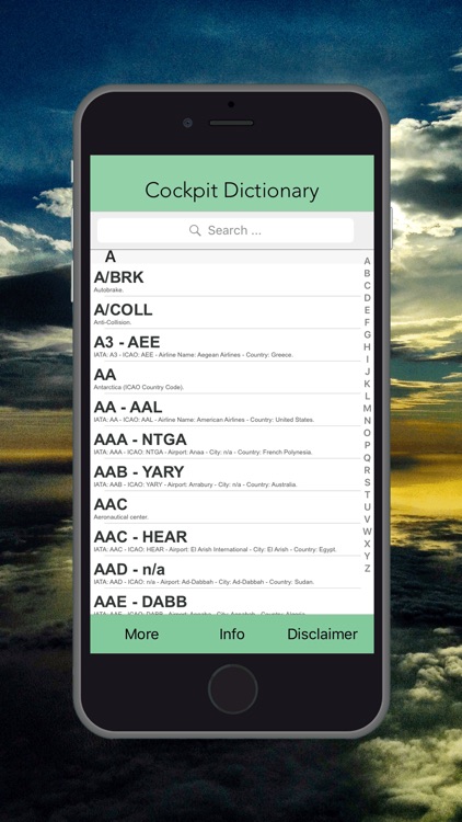 Cockpit Dictionary