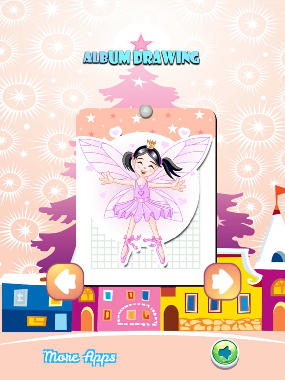 Screenshot #5 pour Livre À Colorier Dessin Princesse Fée - caricature mignonne art idées pages pour les enfants