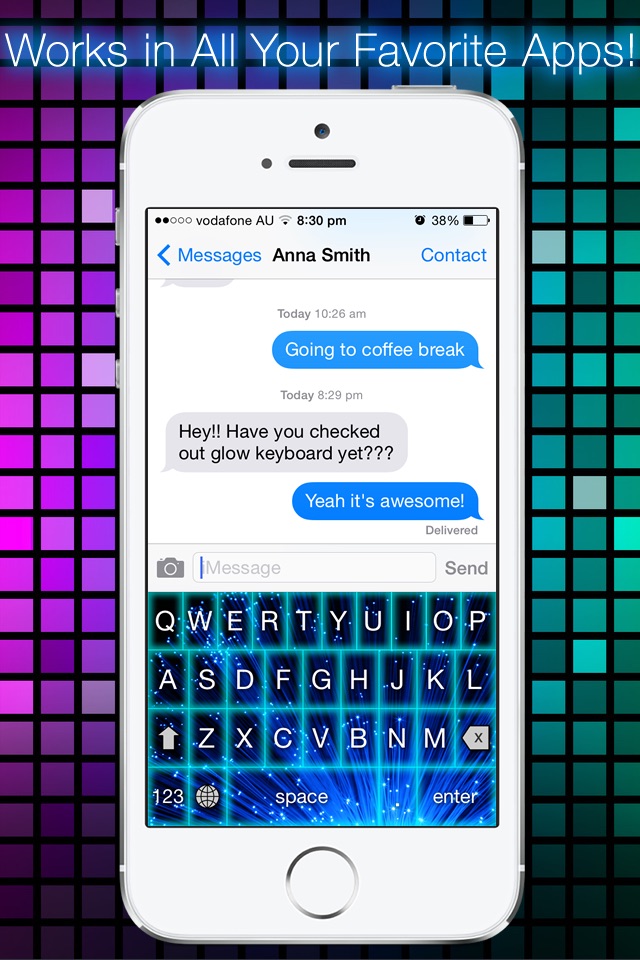 Glow Keyboard Customize Theme screenshot 2