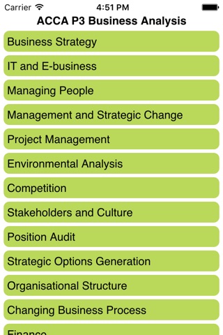 ACCA P3 Business Analysis screenshot 2