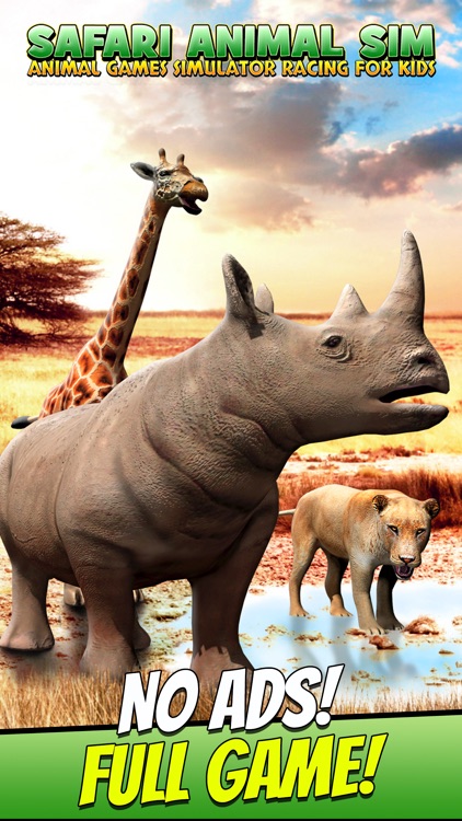 Safari Animal Sim - Animal Games Simulator Racing For Kids