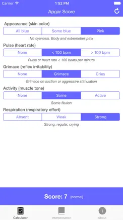 Apgar Score - Quickly test the health of a newborn baby iPhone image 2