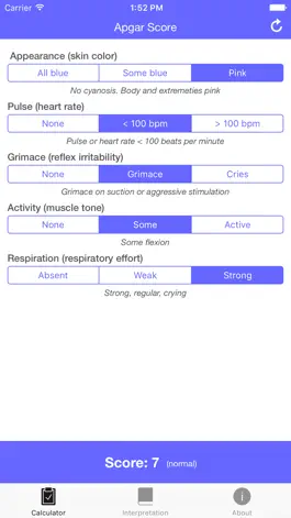 Game screenshot Apgar Score - Quickly test the health of a newborn baby apk