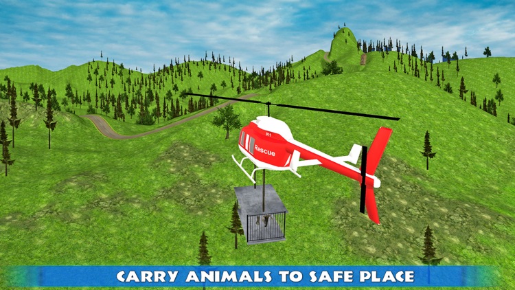 Helicopter Rescue Animal Transport