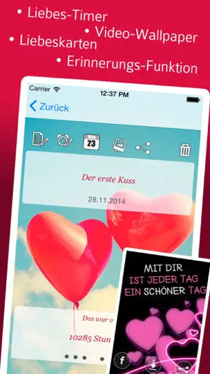 Screenshot von Beziehungsrechner – Liebesrechner: Deine Liebe Im Überblick auf dem iPhone 2