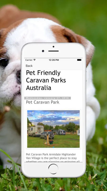 Pet Friendly Caravan Parks Australia screenshot 2 of 4