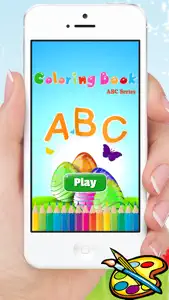 ABC Alphabet animals coloring book and drawing A-Z for kids screenshot #1 for iPhone