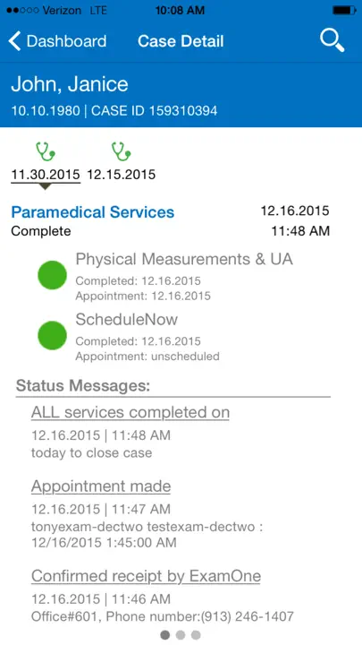 ExamOne iPhone Screenshot 4