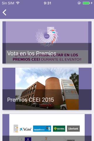 EIBTS 2015: Encuentros empresariales IDEPA y Premios CEEI screenshot 3