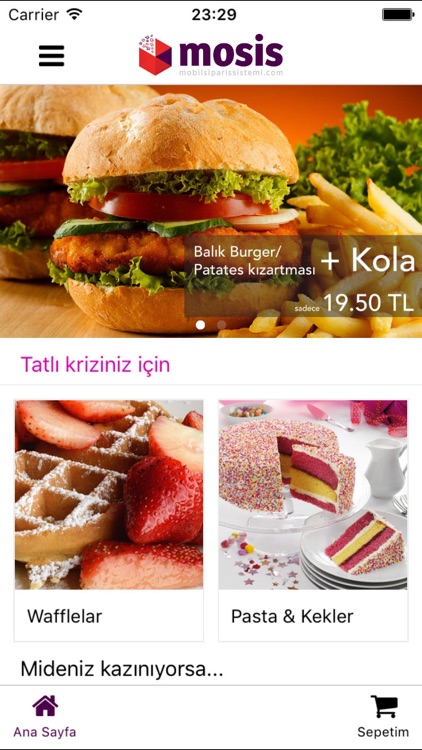 Mobil Sipariş Sistemi