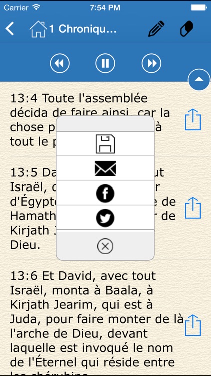 Audio Bible in French (La Sainte Bible en Français par Louis Segond) screenshot-4