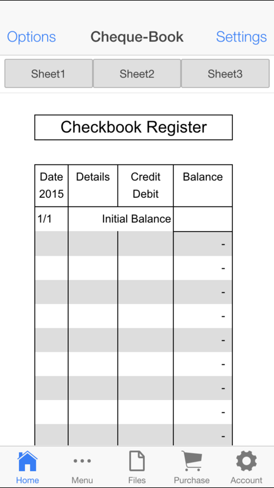 Check Book Register - 57.0 - (iOS)