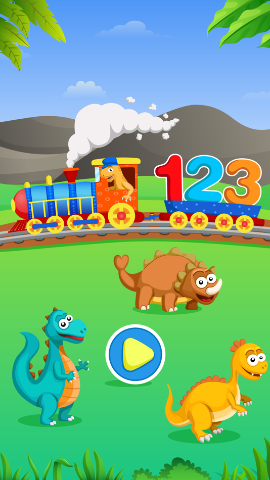 Dinosaur Number Train Game for Kids Free - 1.0 - (iOS)