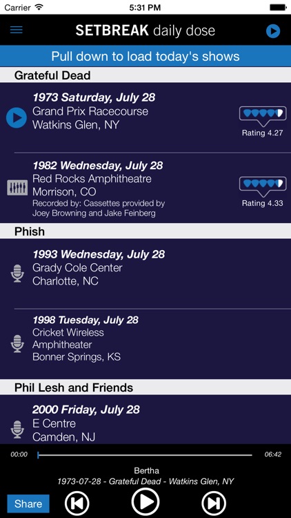 Setbreak Daily Dose - Dead Phish