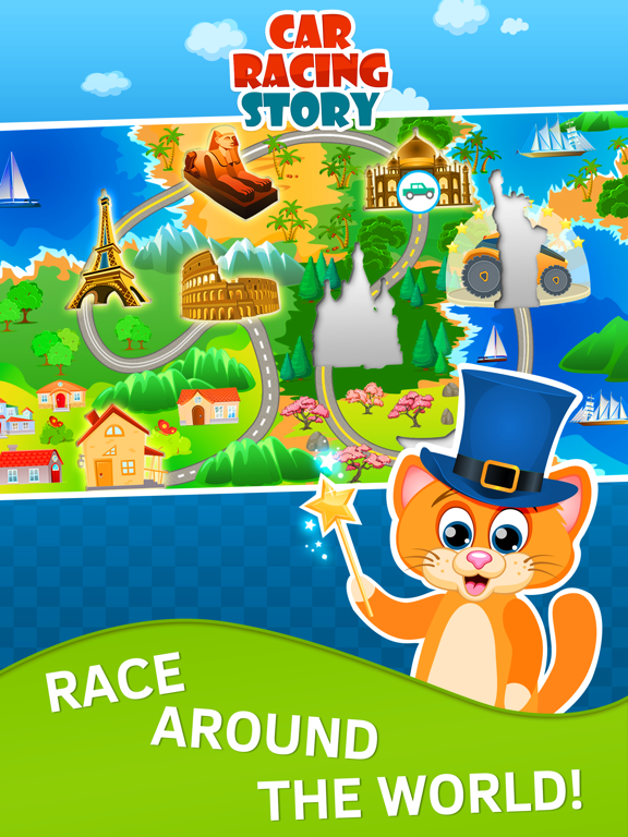 Screenshot #4 pour Course de voiture jeu gratuit pour enfants de 3 ans sans wifi avec d'animaux