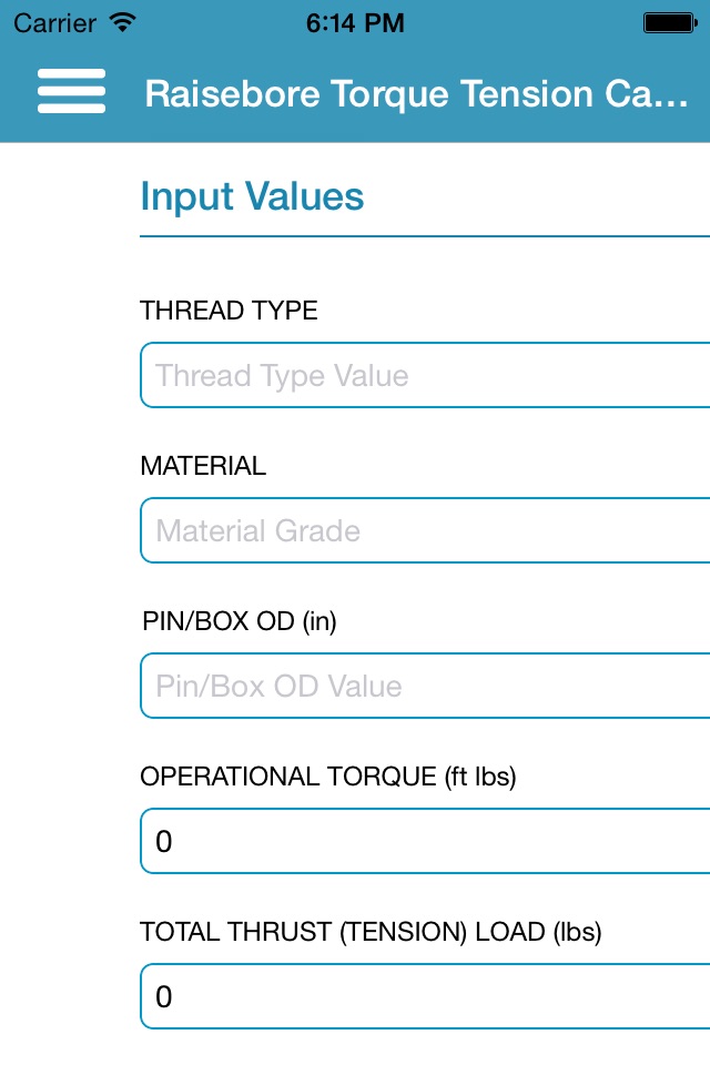 Torque Tension Calculator screenshot 3