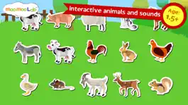 Game screenshot Farm Animals - Barnyard Animal Puzzles, Animal Sounds, and Activities for Toddler and Preschool Kids by Moo Moo Lab apk