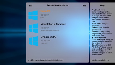 Screenshot #3 for Remote Desktop for TV