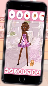 Dress dolls and design models – fashion games for girls of all ages screenshot #4 for iPhone