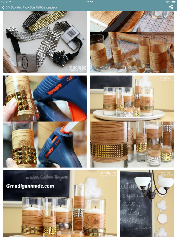 DIY Decor Project Ideas iPad screenshot