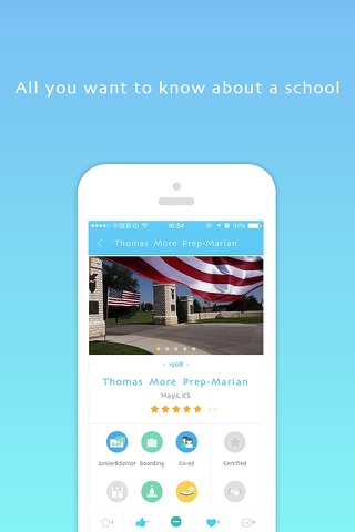 SchoolBox.  American private high schools in one box. screenshot 4