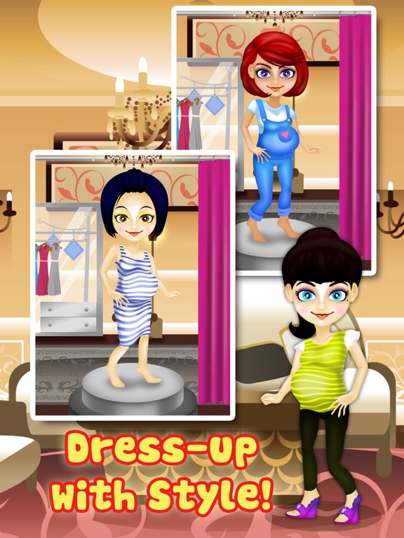 Screenshot #5 pour Pregnant Mommy's Salon Spa Fun - hair beauty makeover & new baby nail games (girl & boy) 2!