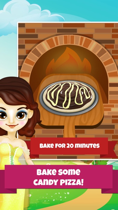 Pizza Dessert Maker Salon - Candy Food Cooking & Cake Making Kids Games for Girl Boy! iPhone screenshot 1 - Games app