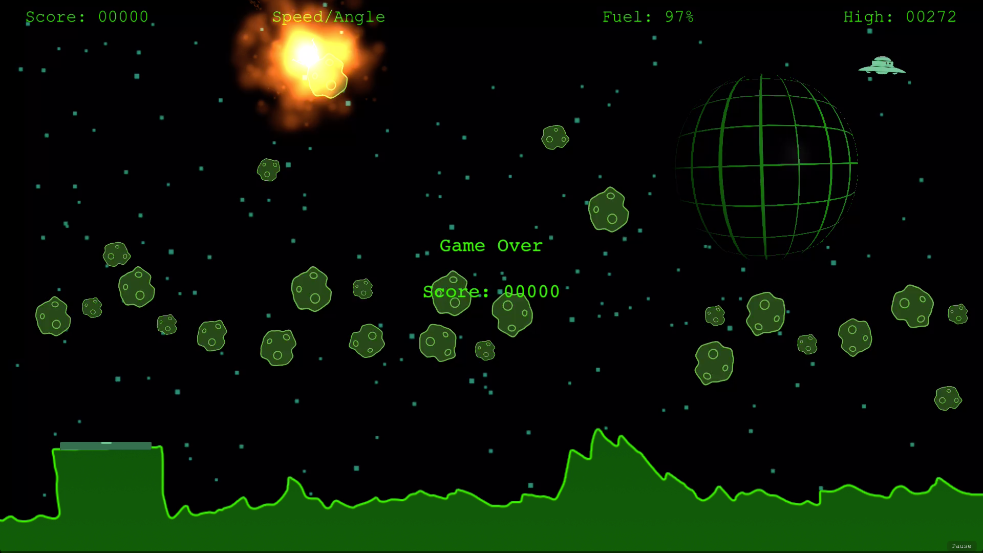 Retro Lunar Lander screenshot 7