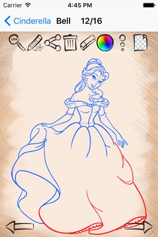Learn How to Draw Cinderella Characters Edition screenshot 3