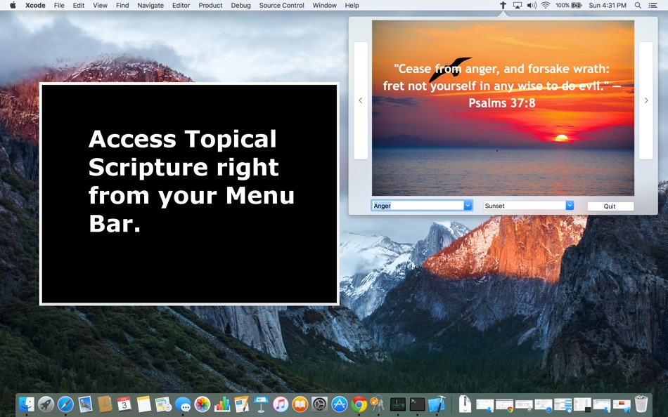 #1. Daily Bible Promise (macOS) 由: Flamethrower