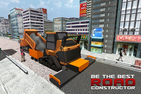 City Road Builder 2016 – Heavy construction cranes simulation game screenshot 3