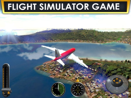 Plane Flying Parking Sim a Real Airplane Driving Test Run Simulator Racing Gamesのおすすめ画像1