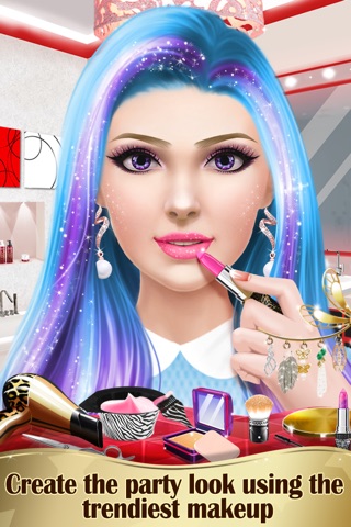 Hair Color Styling Salon : Celebrity Beauty Studio - Hollywood Makeover Game screenshot 2